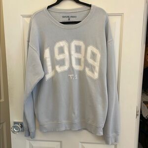 Taylor Swift Light Blue 1989 Sweatshirt